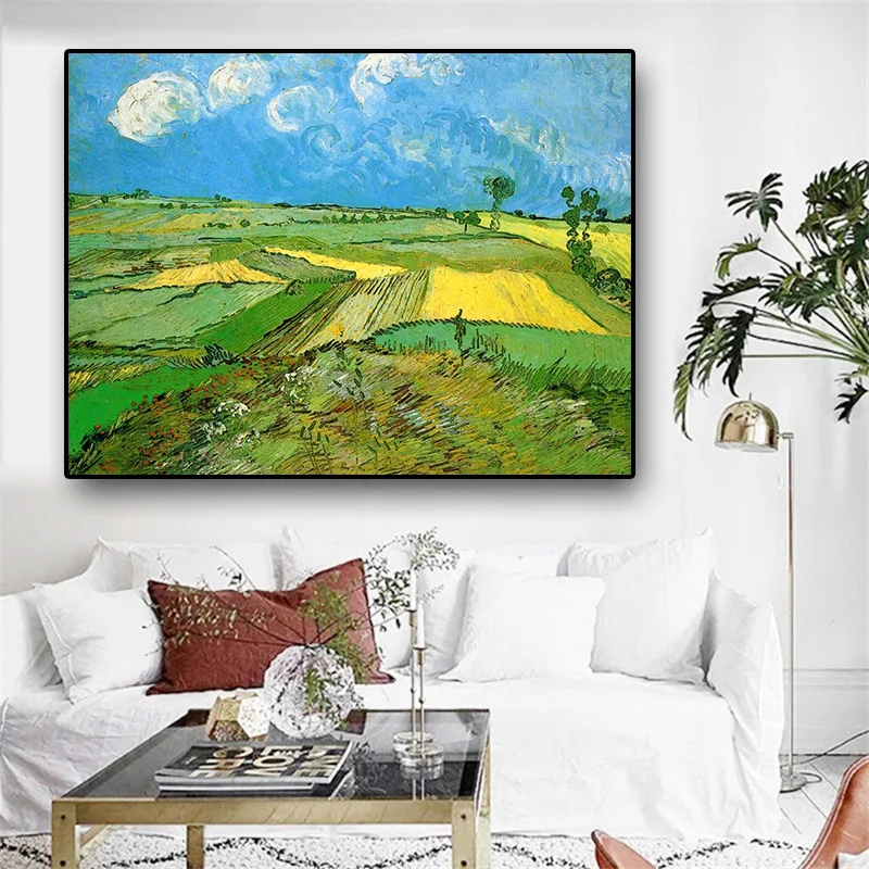 Wheat Fields at Auvers by Van Gogh Impressionist Abstract Oil Painting on Canvas Posters and Print Wall Picture for Living Room
Wheat Fields at Auvers by Van Gogh Impressionist Abstract Oil Painting on Canvas Posters and Print Wall Picture for Living Room
