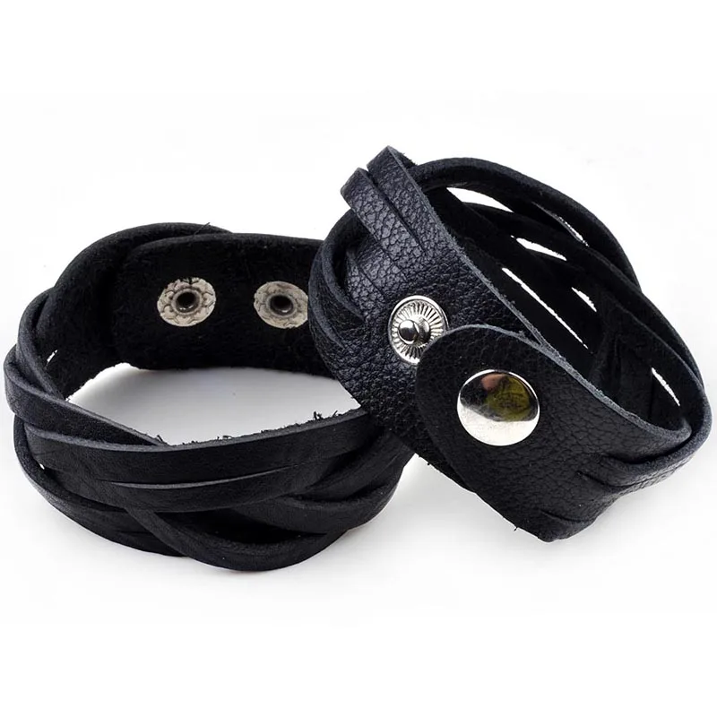 1 Pc New Fashion Men Leather Bracelets Wristband Friendship Buckle Big Wide Bracelet Bangle Vintage Punk Jewelry Mix Styles
1 Pc New Fashion Men Leather Bracelets Wristband Friendship Buckle Big Wide Bracelet Bangle Vintage Punk Jewelry Mix Styles