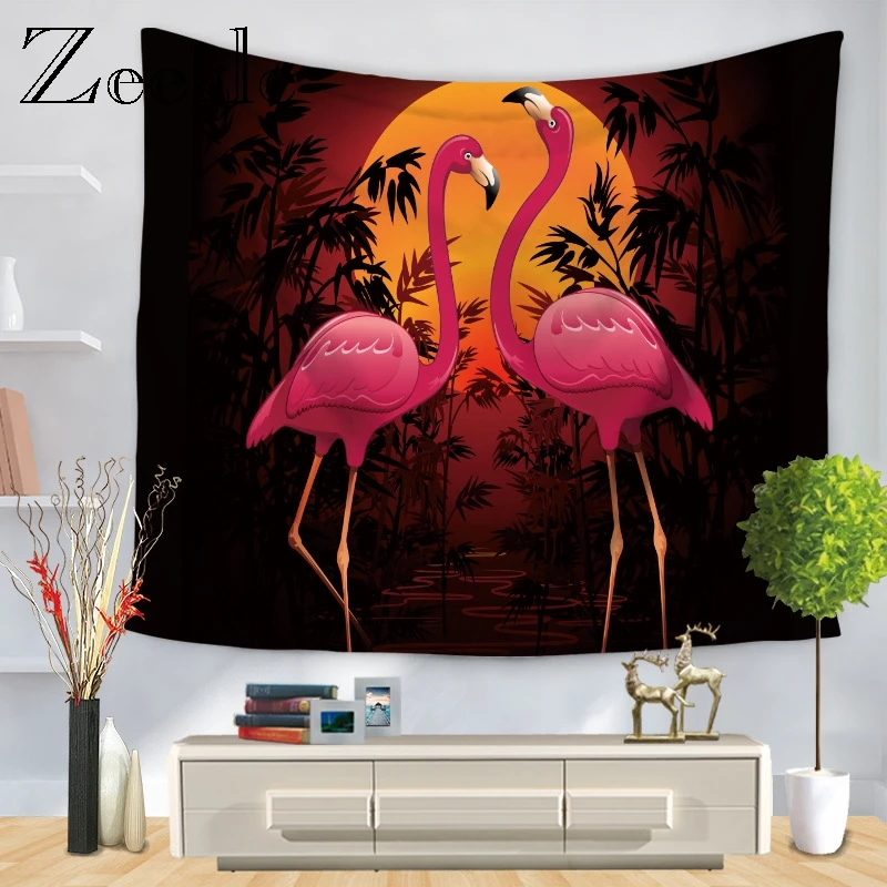 Zeegle Flamingo Print Indian Tapestry Hippie Wall Hanging Bohemian Bedspread Bedroom Living Room Decor Tapestry
Zeegle Flamingo Print Indian Tapestry Hippie Wall Hanging Bohemian Bedspread Bedroom Living Room Decor Tapestry