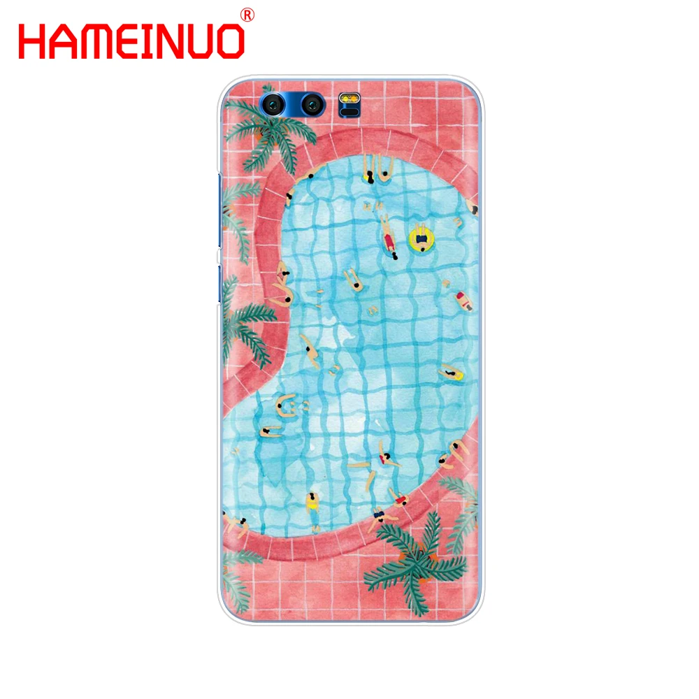 HAMEINUO чехол для бассейна с летним небом телефона Huawei Honor 10 V10 4A 5A 6A 7A 6C 6X 7X 8 9 LITE |
