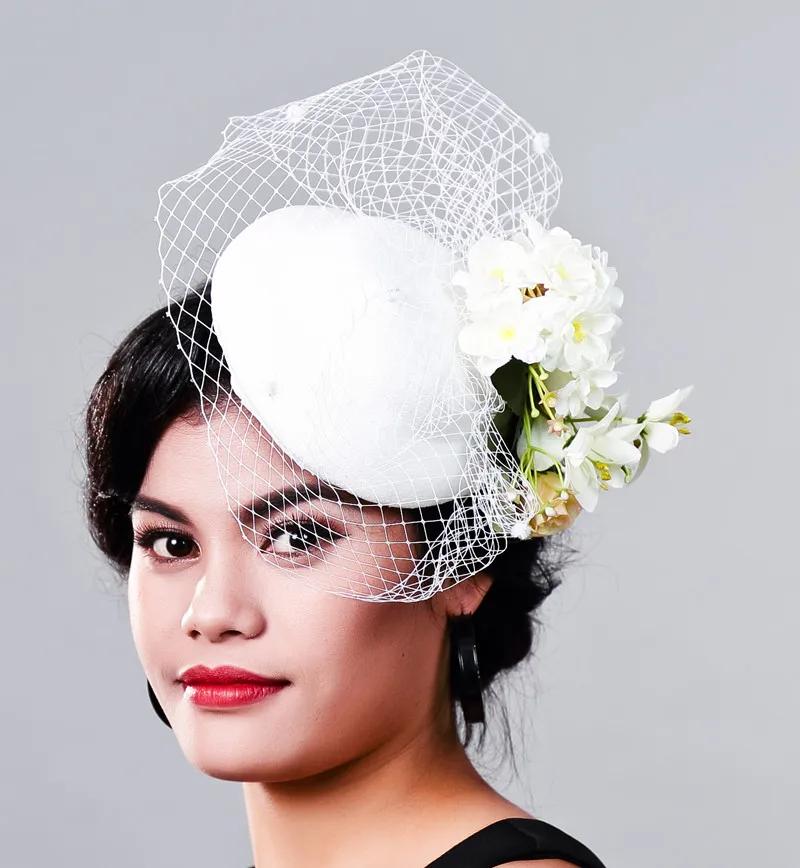 Women Fancy Feather WHITE Beauty Fascinator Headwear Wedding Hat Millinery Cover Face Net Veil Hair Accessories for Bridal Woman
Women Fancy Feather WHITE Beauty Fascinator Headwear Wedding Hat Millinery Cover Face Net Veil Hair Accessories for Bridal Woman
