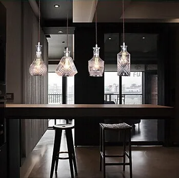 Glass Bottle LED Pendant Lights G4x4 Modern Nordic Hanglamp For Bedroom Living Room Decoration Bar Cafe Luminaire Suspension
Glass Bottle LED Pendant Lights G4x4 Modern Nordic Hanglamp For Bedroom Living Room Decoration Bar Cafe Luminaire Suspension