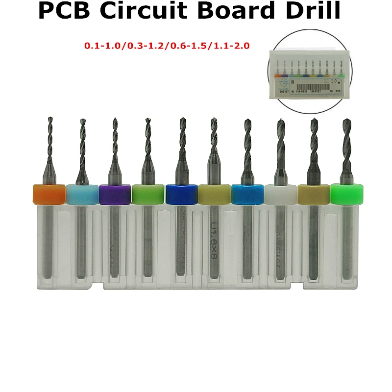 10 шт./компл. 0,1 мм до 1,5 мм карбидная Вольфрамовая сталь PCB мини сверло для печатной платы CNC сверла станок с ЧПУ
10 шт./компл. 0,1 мм до 1,5 мм карбидная Вольфрамовая сталь PCB мини сверло для печатной платы CNC сверла станок с ЧПУ