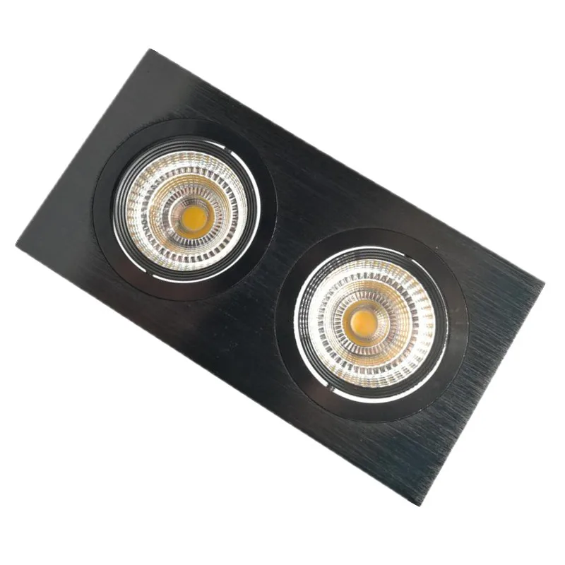 Hot sale 2*7W / 2*10W Double Dimmable Ceiling square cob Downlight Recessed LED Wall lamp Spot light led bulb
Hot sale 2*7W / 2*10W Double Dimmable Ceiling square cob Downlight Recessed LED Wall lamp Spot light led bulb