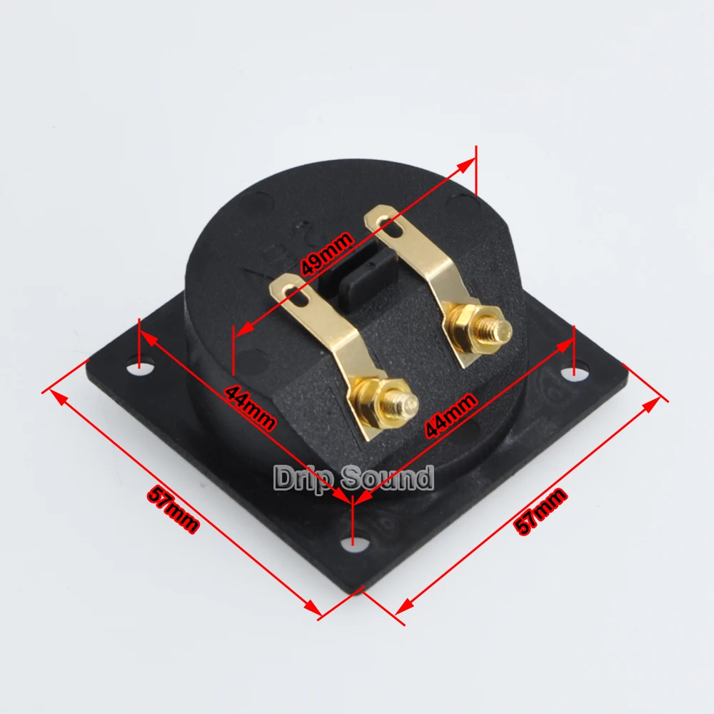 2pcs 2-Way Speaker Junction Box Speaker Copper Wiring Terminal Binding Post 57x57mm #5
2pcs 2-Way Speaker Junction Box Speaker Copper Wiring Terminal Binding Post 57x57mm #5