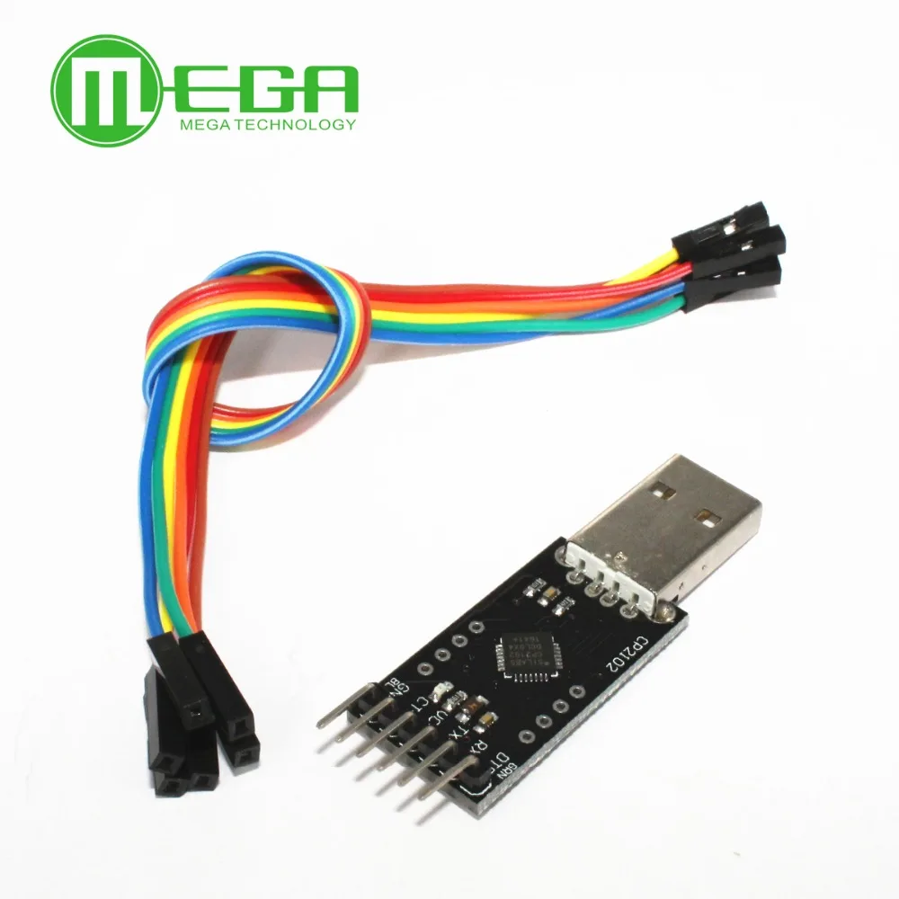 20sets/lot+ CP2102 Serial Converter USB 2.0 To TTL UART 5PIN Module with Dupont line
20sets/lot+ CP2102 Serial Converter USB 2.0 To TTL UART 5PIN Module with Dupont line
