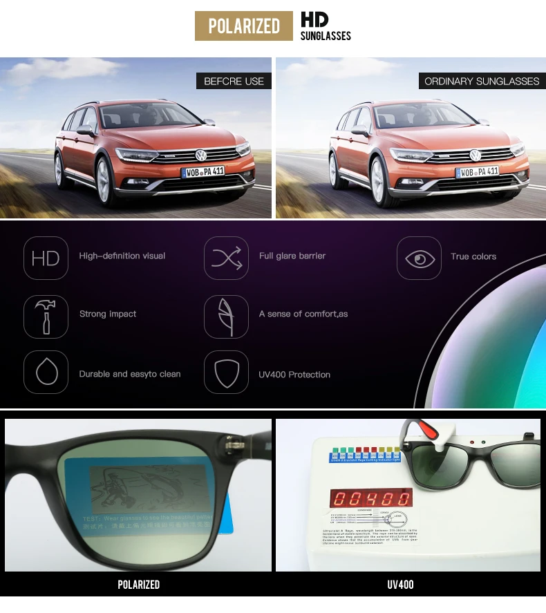 DUBERY brand design polarized HD sunglasses men's Dring Shades sports big box outdoor windproof eyewear
DUBERY brand design polarized HD sunglasses men's Dring Shades sports big box outdoor windproof eyewear