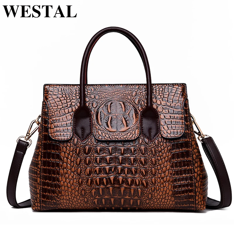 WESTAL Alligator Pattern Women Bags Designer Luxury Handbags Women Bags PU ladies Crossbody Bag for Laptop Women's Shoulder Bag
WESTAL Alligator Pattern Women Bags Designer Luxury Handbags Women Bags PU ladies Crossbody Bag for Laptop Women's Shoulder Bag