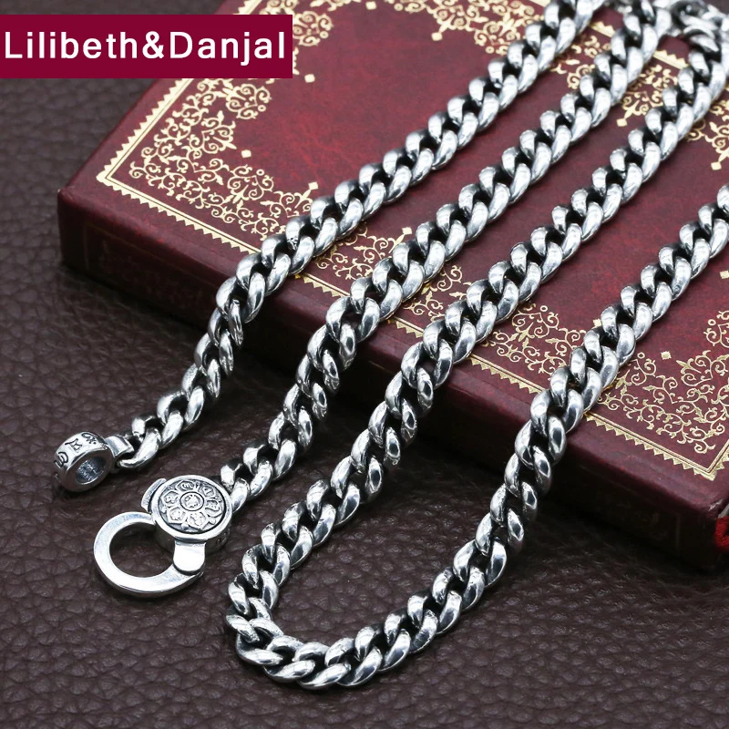 7mm Buddha Men Chain Necklace 100% Real 925 Sterling Silver Buddhist Heart Sutra Big Thick Necklace Gift jewelry FN20
7mm Buddha Men Chain Necklace 100% Real 925 Sterling Silver Buddhist Heart Sutra Big Thick Necklace Gift jewelry FN20