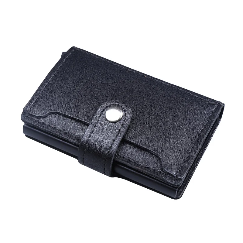 Мужской кошелек с блокировкой Rfid мини-кошелек из 100% натуральной кожи деловой