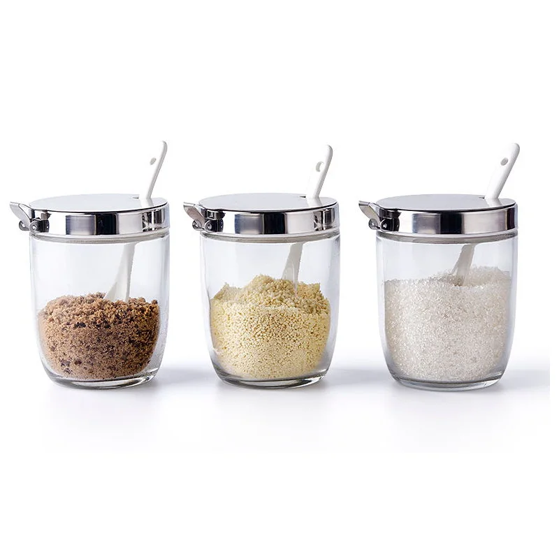 Spice jar set household combination seasoning bottle glass seasoning storage box kitchen supplies WF7161016
Spice jar set household combination seasoning bottle glass seasoning storage box kitchen supplies WF7161016