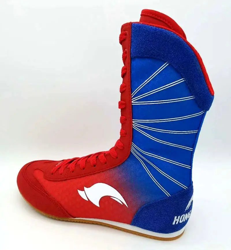Professional Boxing Wrestling Shoes Rubber Outsole Breathable Combat Sneakers Lace-up Professional training fighting boots 80905
Professional Boxing Wrestling Shoes Rubber Outsole Breathable Combat Sneakers Lace-up Professional training fighting boots 80905