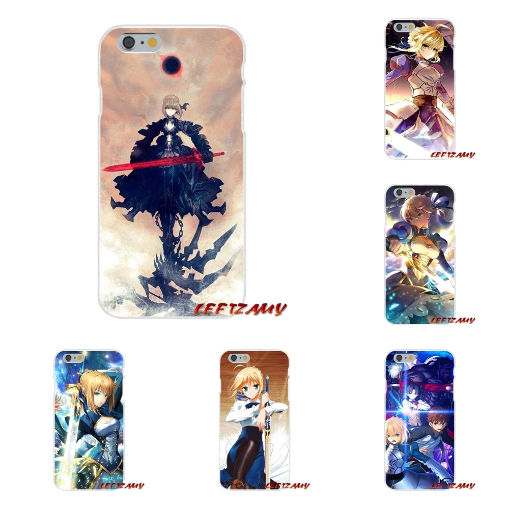 Fate Zero Stay Night Saber аксессуары чехлы для телефонов Motorola Moto G LG Spirit G2 G3 Mini G4 G5 K4 K7 K8 K10 V10 V20