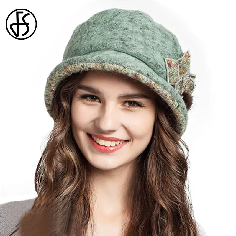 FS Women Wool Hats Winter Wide Brim Fashion Flower Bucket Hat Warm Foldable Fisherman Cap Green Pink Yellow Bob Chapeau Femme
FS Women Wool Hats Winter Wide Brim Fashion Flower Bucket Hat Warm Foldable Fisherman Cap Green Pink Yellow Bob Chapeau Femme