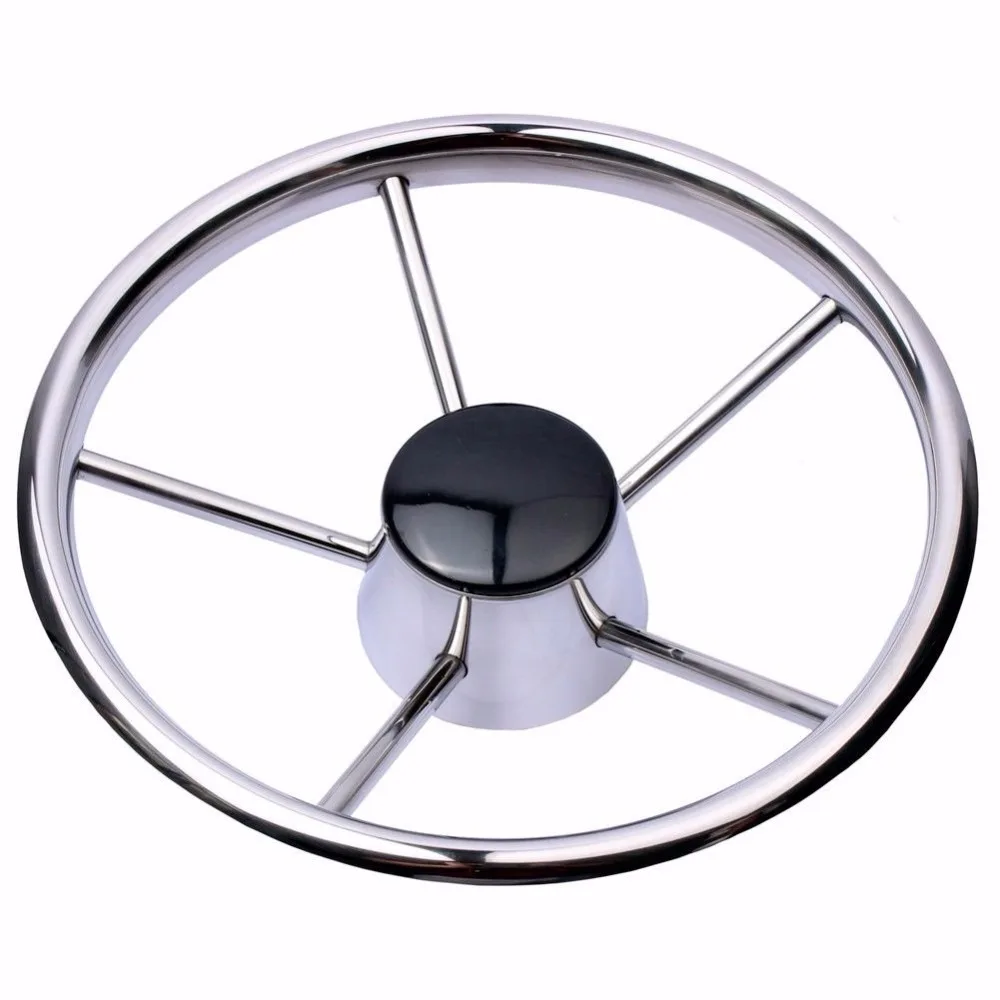 boat accessories marine 11'' Boat Stainless Steel 5 Spokes Steering Wheel 280mm Dia for Marine Yacht
boat accessories marine 11'' Boat Stainless Steel 5 Spokes Steering Wheel 280mm Dia for Marine Yacht