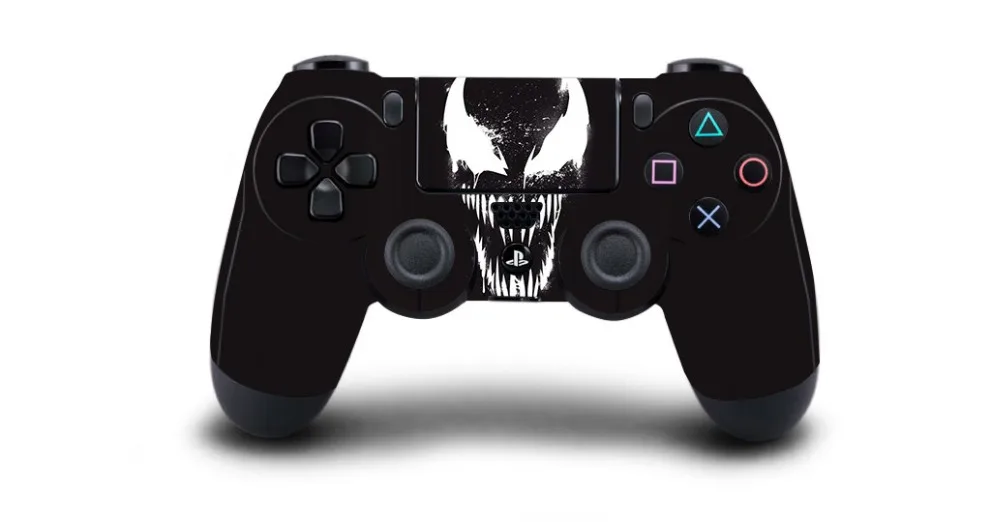Виниловая наклейка на кожу для 4 контроллеров Dualshock контроллер PS4 Человек-паук яд