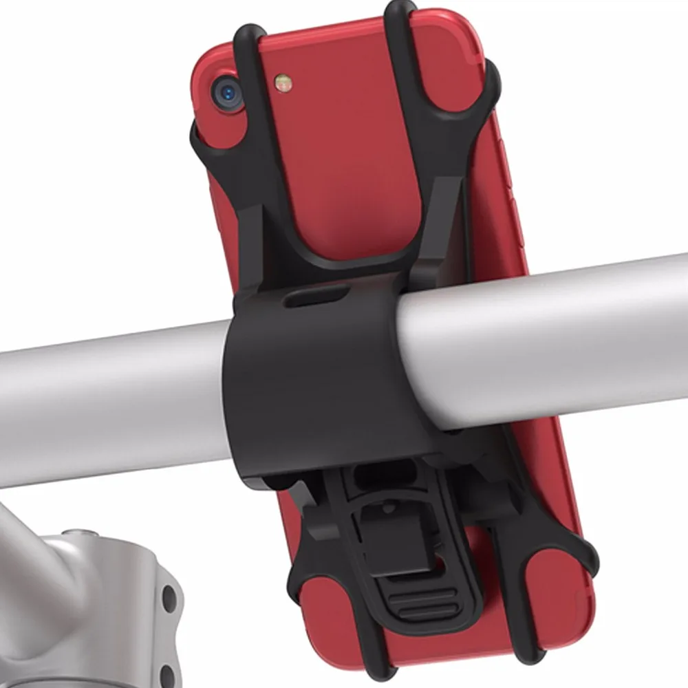 silicone bike phone holder bicycle cell mount cart bracket moile | Мобильные телефоны и аксессуары