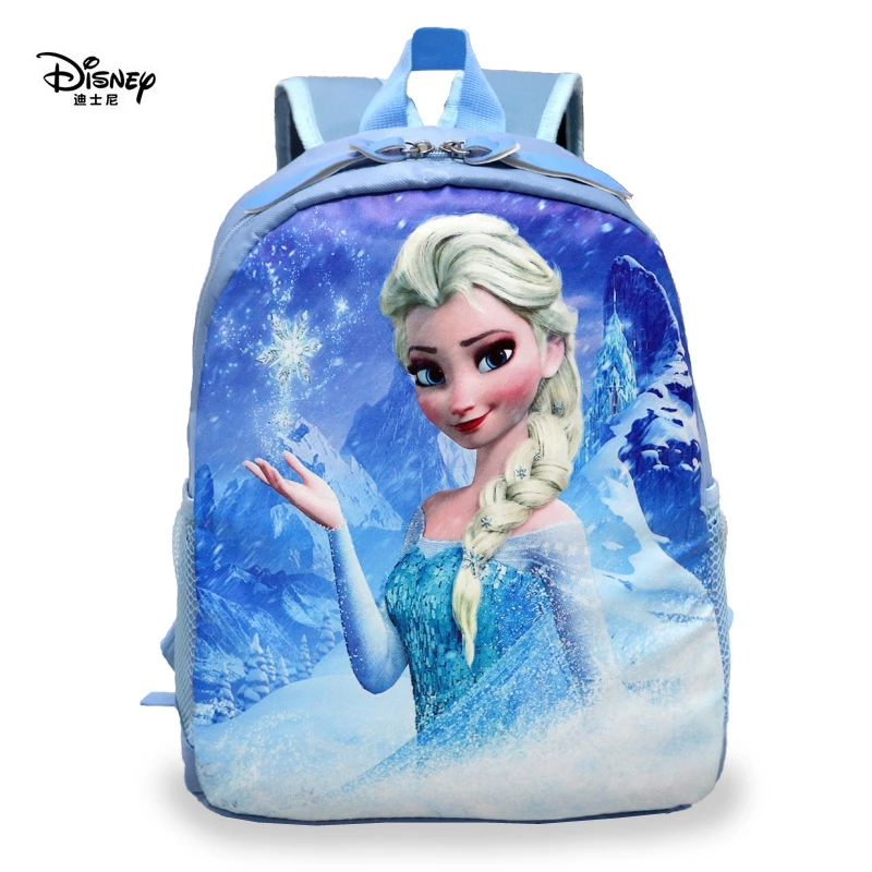 Disney Новый мультяшный рюкзак для девочек принцесса замороженная Студенческая