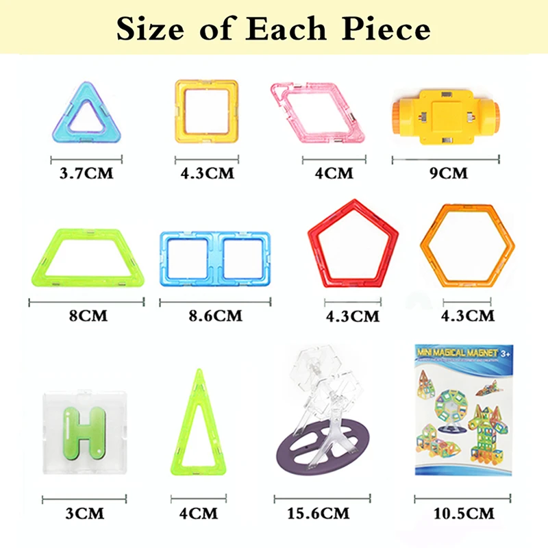 Mini 180PCS-95PCS Magnetic Designer Constructor Toy For Boys Girls Magnetic Building Blocks Magnet Educational Toys For Children
Mini 180PCS-95PCS Magnetic Designer Constructor Toy For Boys Girls Magnetic Building Blocks Magnet Educational Toys For Children