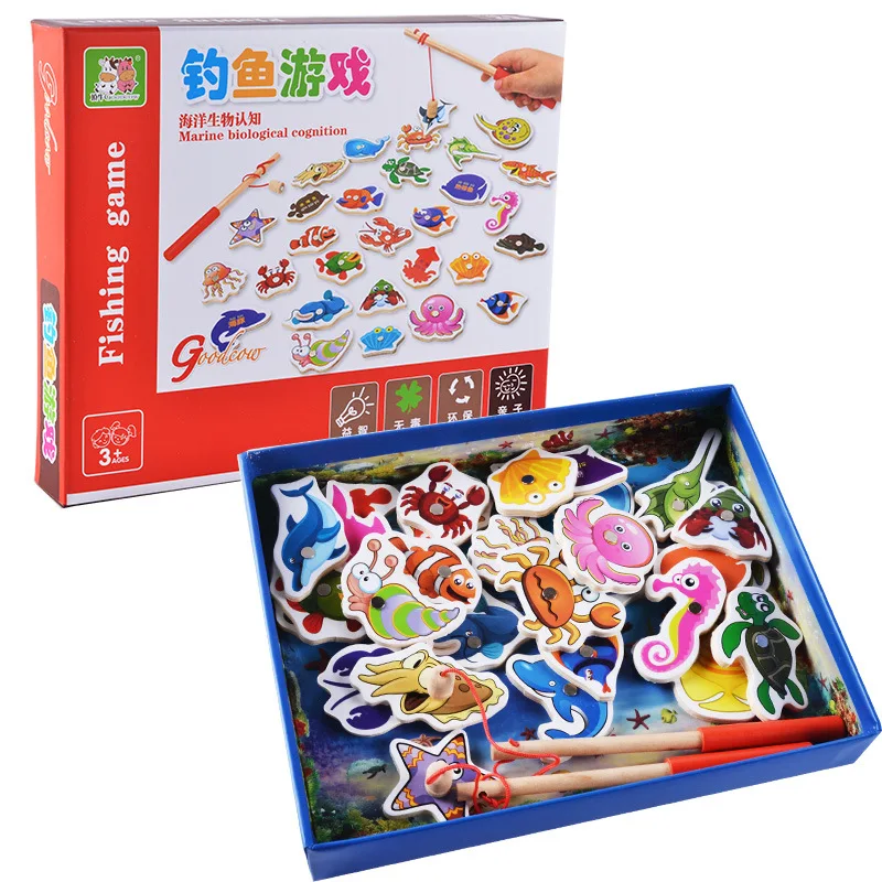 32Pcs Wooden Magnetic Fish Baby Educational Toys Game Children Educational Toy Toys for students Baby Birthday Christmas Gifts
32Pcs Wooden Magnetic Fish Baby Educational Toys Game Children Educational Toy Toys for students Baby Birthday Christmas Gifts