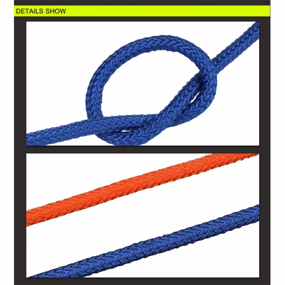1m 6mm Paracord Auxiliary Rope survival Safety Professional durable paracord rope for outdoor Climbing Cord
1m 6mm Paracord Auxiliary Rope survival Safety Professional durable paracord rope for outdoor Climbing Cord