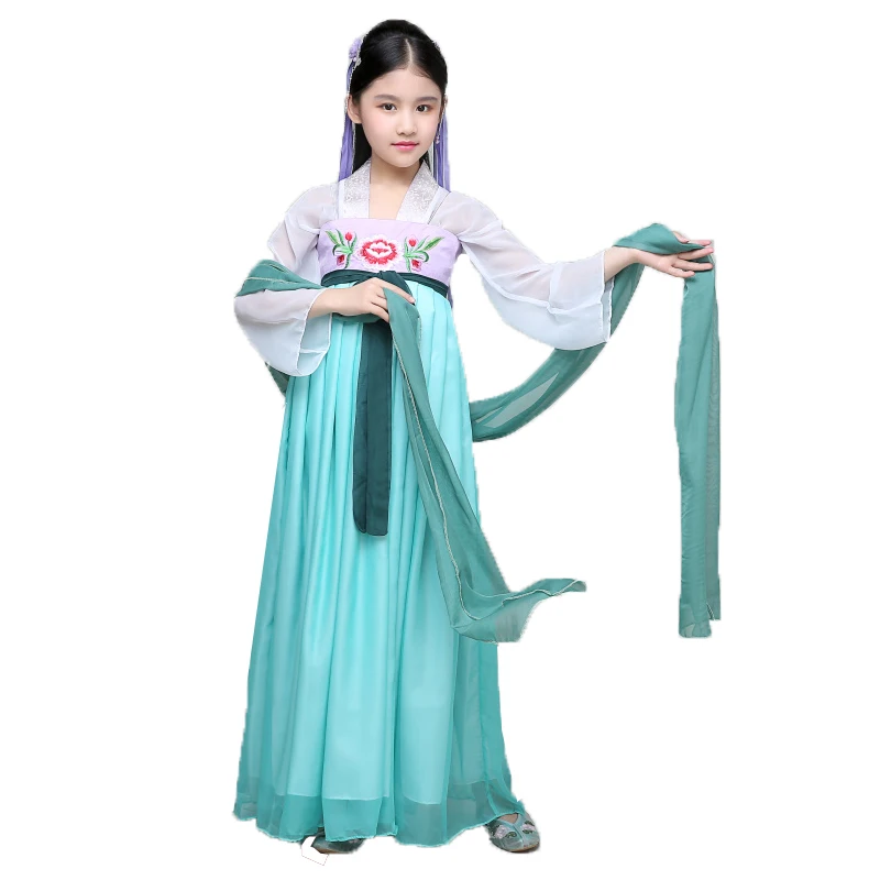 Kids Ancient Dramaturgic Dress Chinese Traditional Dance Costumes Girls Hanfu Ancientry Children Princess Clothing Cosplay
Kids Ancient Dramaturgic Dress Chinese Traditional Dance Costumes Girls Hanfu Ancientry Children Princess Clothing Cosplay