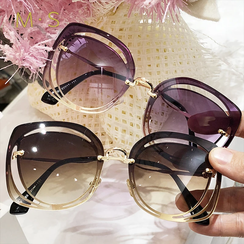 MS 2018 Women Luxury Classic Eyewear Female Sunglasses Original Brand Designer Sunglasses Pierced Sun Glasses Fashion UV400
MS 2018 Women Luxury Classic Eyewear Female Sunglasses Original Brand Designer Sunglasses Pierced Sun Glasses Fashion UV400