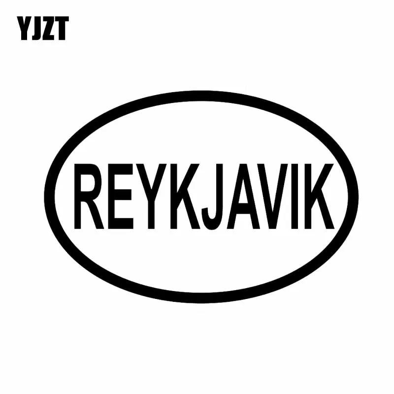 YJZT 13.3CM*9CM REYKJAVIK CITY COUNTRY CODE OVAL VINYL DECAL CAR STICKER Black Silver C10-01320
YJZT 13.3CM*9CM REYKJAVIK CITY COUNTRY CODE OVAL VINYL DECAL CAR STICKER Black Silver C10-01320