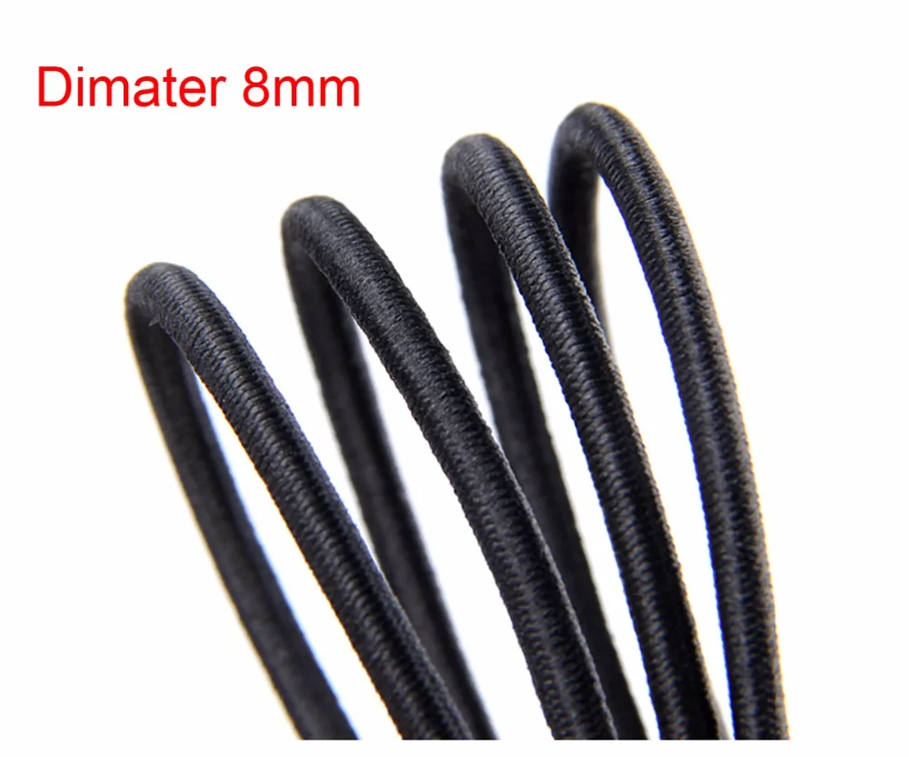 8mm Black Strong Elastic Rope Bungee Shock Cord Stretch String DIY Jewelry Making Outdoor Project Tent Kayak Boat Bag Luggage
8mm Black Strong Elastic Rope Bungee Shock Cord Stretch String DIY Jewelry Making Outdoor Project Tent Kayak Boat Bag Luggage