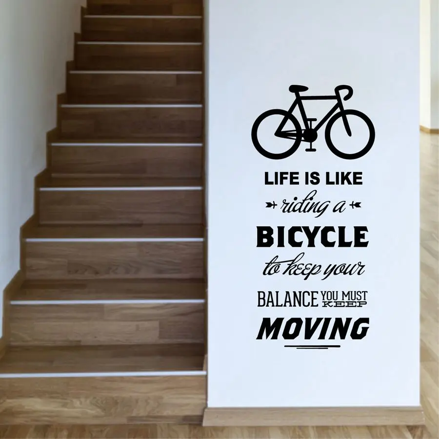 2018 Wall Stickers For Kids Rooms Design Home Decor Life Is Like Riding A Bicycle Quote Bike Wall Sticker Diy Cycling Words D04
2018 Wall Stickers For Kids Rooms Design Home Decor Life Is Like Riding A Bicycle Quote Bike Wall Sticker Diy Cycling Words D04