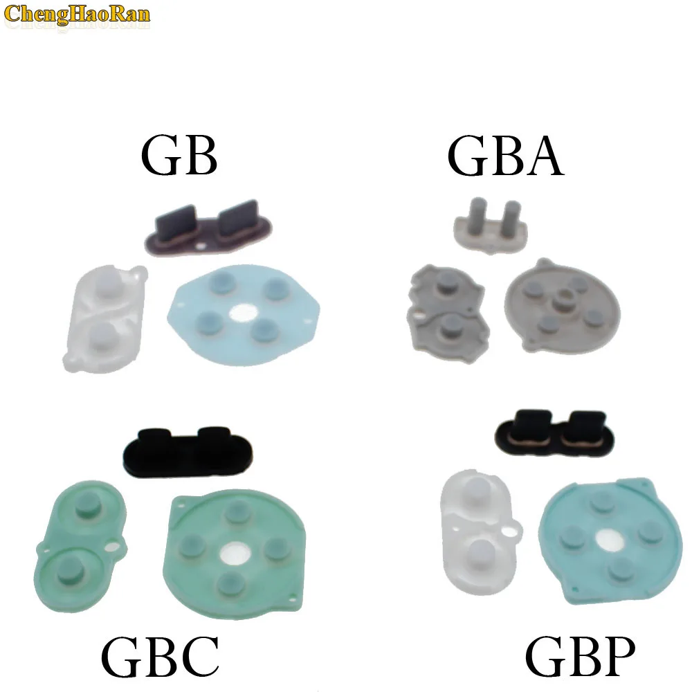 1set Rubber Conductive Buttons A B D pad for GameBoy Classic GB GBA GBC GBP GBA SP Silicone Start Select Keypad Repair parts
1set Rubber Conductive Buttons A B D pad for GameBoy Classic GB GBA GBC GBP GBA SP Silicone Start Select Keypad Repair parts