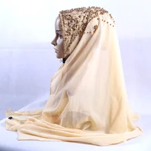 Модный мусульманский шарф chifffon хиджаб для головы летняя