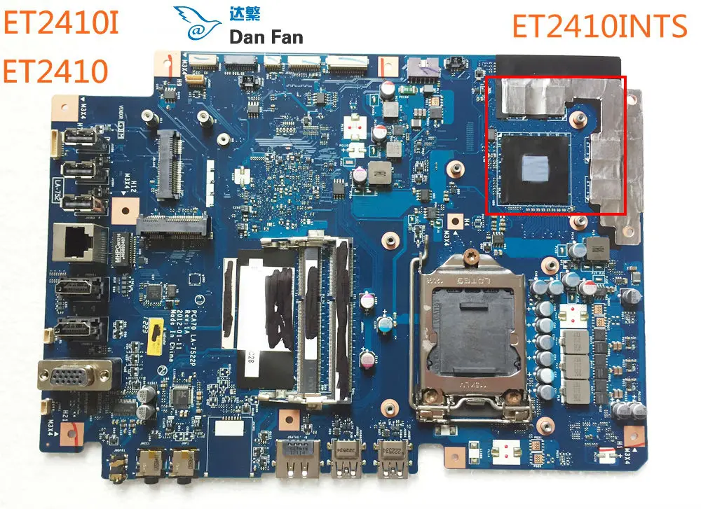 Системная плата для ASUS ET2410 ET2410I et2410int 100% Протестировано полностью