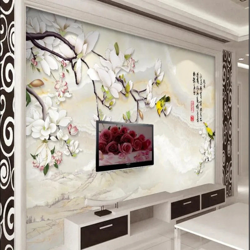 beibehang custom new fresh and fresh minimalist magnolia marble texture TV living room bedroom background settlement decoration
beibehang custom new fresh and fresh minimalist magnolia marble texture TV living room bedroom background settlement decoration