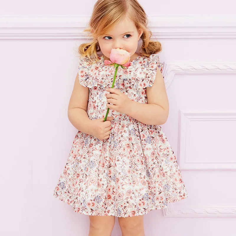 Summer new European and American brand children's clothing knitted cotton girl dress sleeveless full of printed girl dress
Summer new European and American brand children's clothing knitted cotton girl dress sleeveless full of printed girl dress