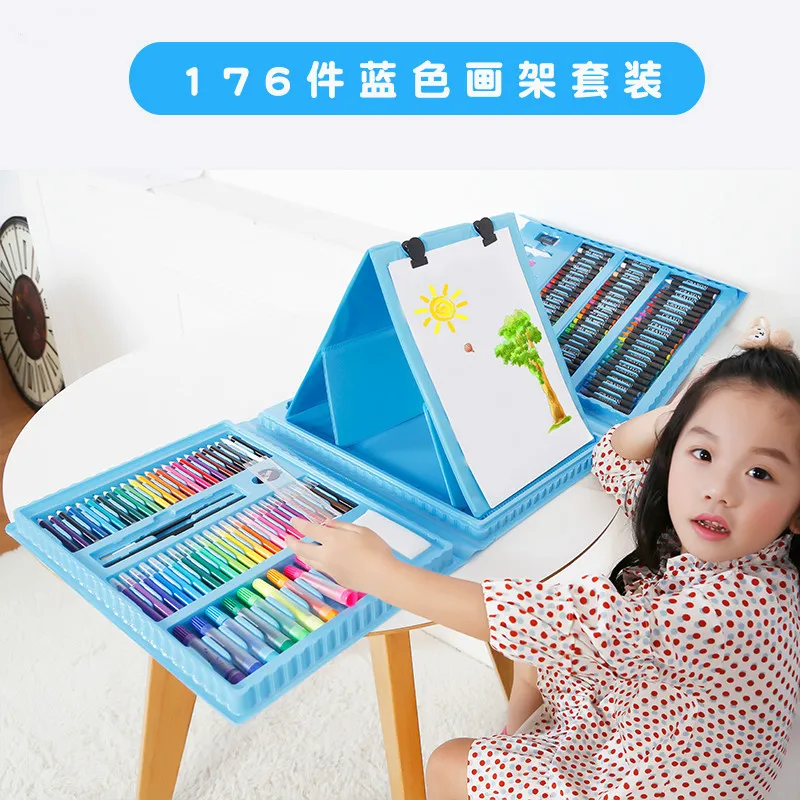 176 шт./компл. детский цветной карандаш набор для рисования художественных