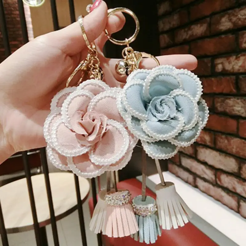 High quality Lace Flower Leather Tassel Keychain Bag Pendant Car Charm Key Chain Key Ring
High quality Lace Flower Leather Tassel Keychain Bag Pendant Car Charm Key Chain Key Ring