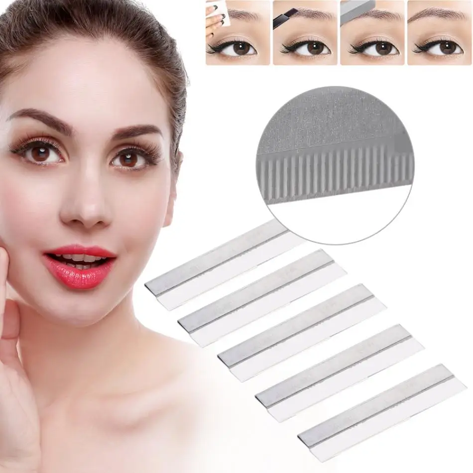 100Pcs Maquiagem Eyebrow Trimmer Stainless Steel Women Eyebrow Knife Safety Razor Blades Professional Makeup Eyebrow Razor Blade
100Pcs Maquiagem Eyebrow Trimmer Stainless Steel Women Eyebrow Knife Safety Razor Blades Professional Makeup Eyebrow Razor Blade