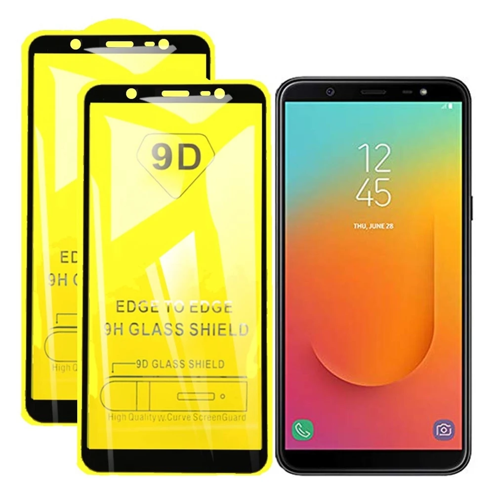

9D закаленное стекло для Samsung Galaxy J6 J8 J4 Plus A6 A8 A7 2018 защита для экрана A750 A750F Защитная стеклянная пленка 9H полное покрытие