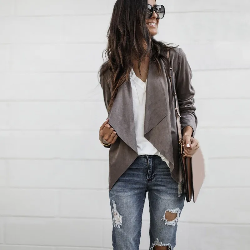 New 2020 Autumn Women Cardigan Coat Outwear Loose Thin Solid Coat Vintage Ladies Long Sleeve Blends Coat
New 2020 Autumn Women Cardigan Coat Outwear Loose Thin Solid Coat Vintage Ladies Long Sleeve Blends Coat
