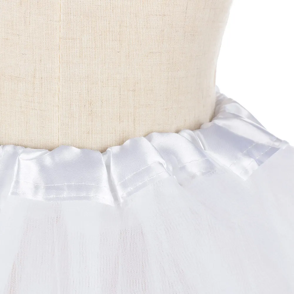 Fashion Kids Girls Princess White Dacron Lace Lovely Red Bowknot Bubble Skirt Tutu Dancewear Waist 20-35cm | Мать и ребенок