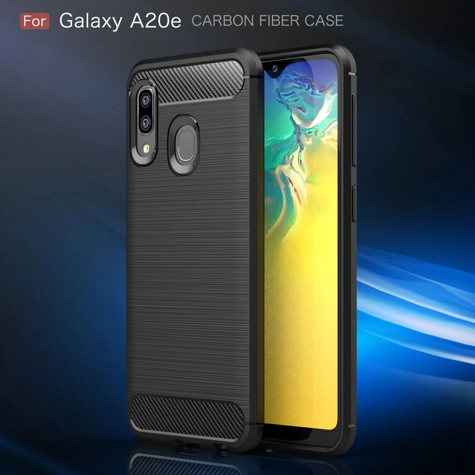 Мягкий чехол Kolpler для Samsung Galaxy A20E, чехол с текстурой из углеродного волокна, мягкий силиконовый бампер из ТПУ, задняя крышка для A20E, чехол
Мягкий чехол Kolpler для Samsung Galaxy A20E, чехол с текстурой из углеродного волокна, мягкий силиконовый бампер из ТПУ, задняя крышка для A20E, чехол
