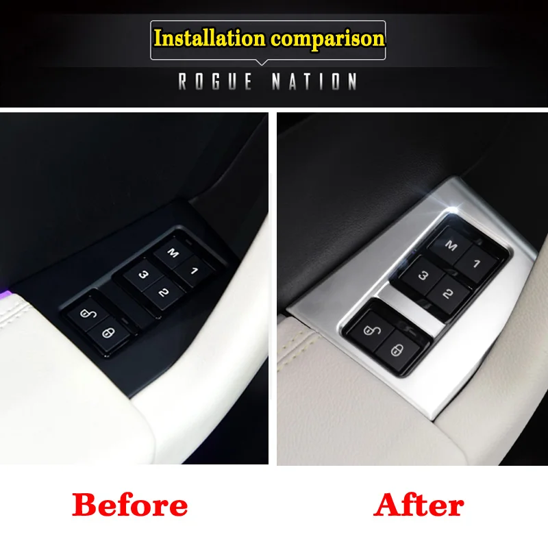 Car ABS Carbon Fiber+Silver Door Armrest Seat Memory Lock Button Cover Trim for Jaguar F-Pace f pace X761 2016 2017 2018 For LHD
Car ABS Carbon Fiber+Silver Door Armrest Seat Memory Lock Button Cover Trim for Jaguar F-Pace f pace X761 2016 2017 2018 For LHD
