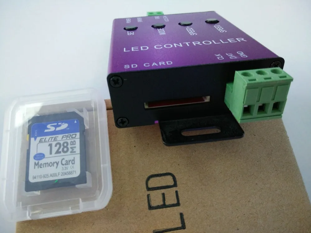 T-1000S SD Card WS2801 WS2811 WS2812 WS1903 LPD6803 LED 2048 Pixels Controller DC5~24V T-1000s DMX 512 RGB Controller
T-1000S SD Card WS2801 WS2811 WS2812 WS1903 LPD6803 LED 2048 Pixels Controller DC5~24V T-1000s DMX 512 RGB Controller