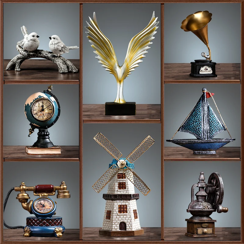 Modern Resin Retro Small Ornaments Home Livingroom Table Figurines Decoration Crafts Cafe Bar Restaurant Furnishing Accessories
Modern Resin Retro Small Ornaments Home Livingroom Table Figurines Decoration Crafts Cafe Bar Restaurant Furnishing Accessories