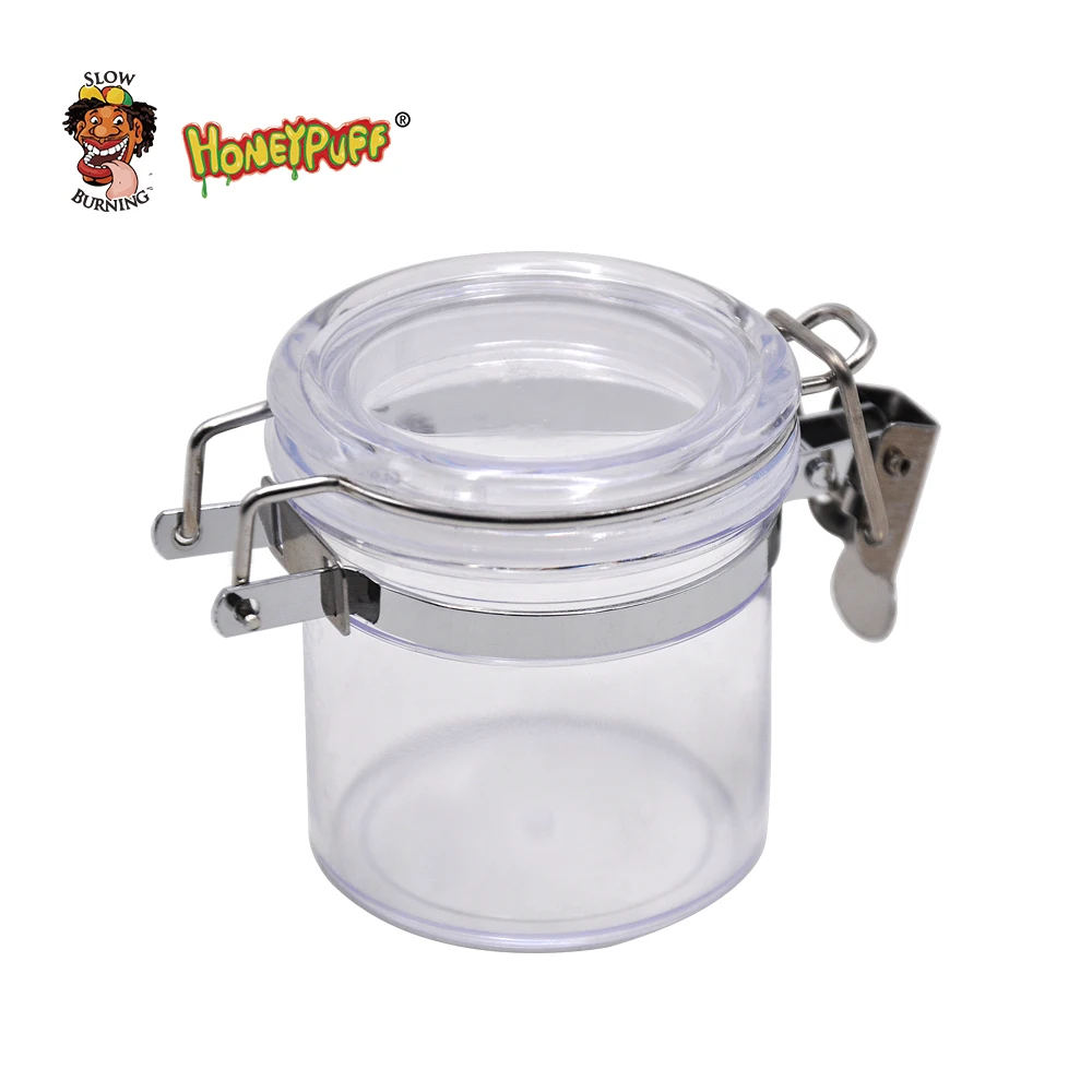 HONEYPUFF Transparent Acrylic Airtight Stash Jar 2.17 Inches Multi-Use Vacuum Seal Portable Storage Container for Tobacco Herbs
HONEYPUFF Transparent Acrylic Airtight Stash Jar 2.17 Inches Multi-Use Vacuum Seal Portable Storage Container for Tobacco Herbs