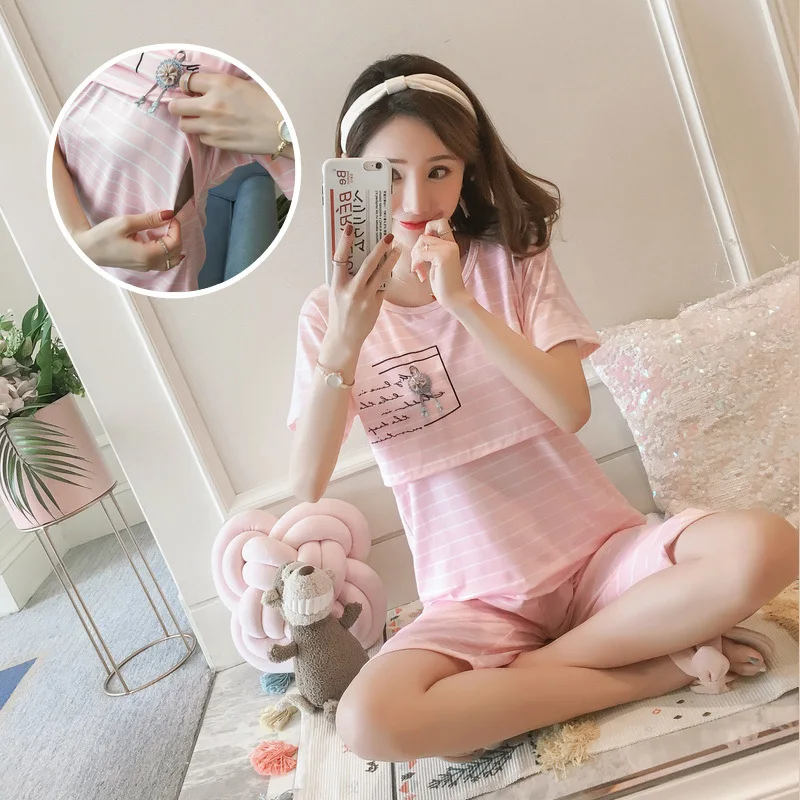 Ночная рубашка с коротким рукавом для беременных Dollplus, летняя хлопковая пижама для беременных, ночная рубашка для кормления
Ночная рубашка с коротким рукавом для беременных Dollplus, летняя хлопковая пижама для беременных, ночная рубашка для кормления