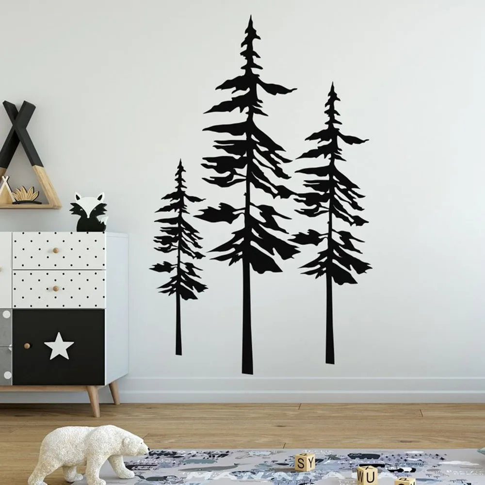 Set of 3 Pine Tree Wall Stickers Home Decor Living Room Bedroom Removable Vinyl Wall Decal Nature Large Trees Art Sticker D931
Set of 3 Pine Tree Wall Stickers Home Decor Living Room Bedroom Removable Vinyl Wall Decal Nature Large Trees Art Sticker D931