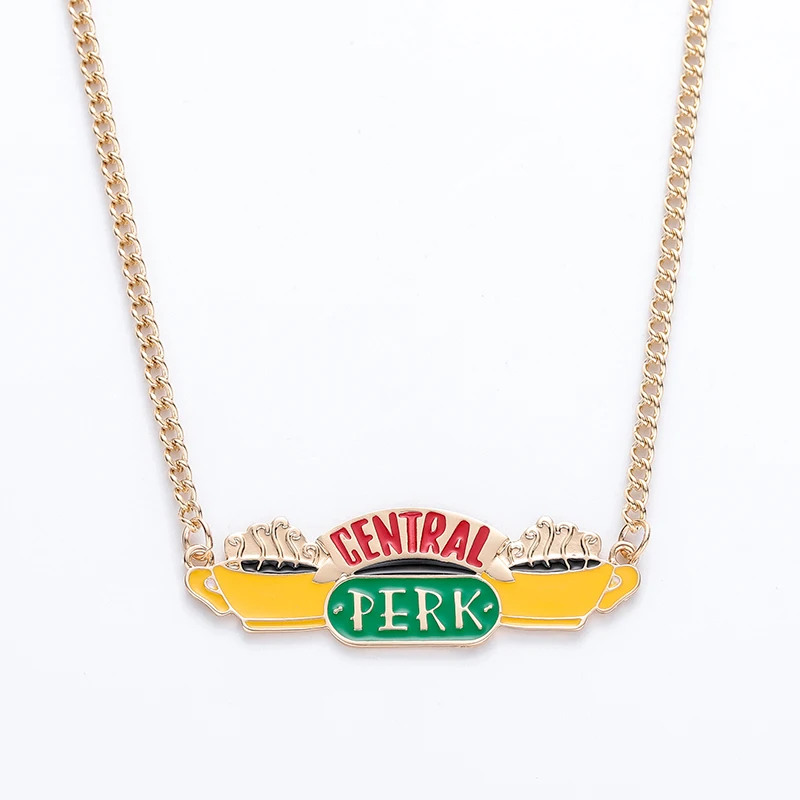 Friends TV Show Central Perk Choker Necklace Chain Necklace Women Hard Enamel Fashion Jewelry Custom Necklace Women Gift
Friends TV Show Central Perk Choker Necklace Chain Necklace Women Hard Enamel Fashion Jewelry Custom Necklace Women Gift