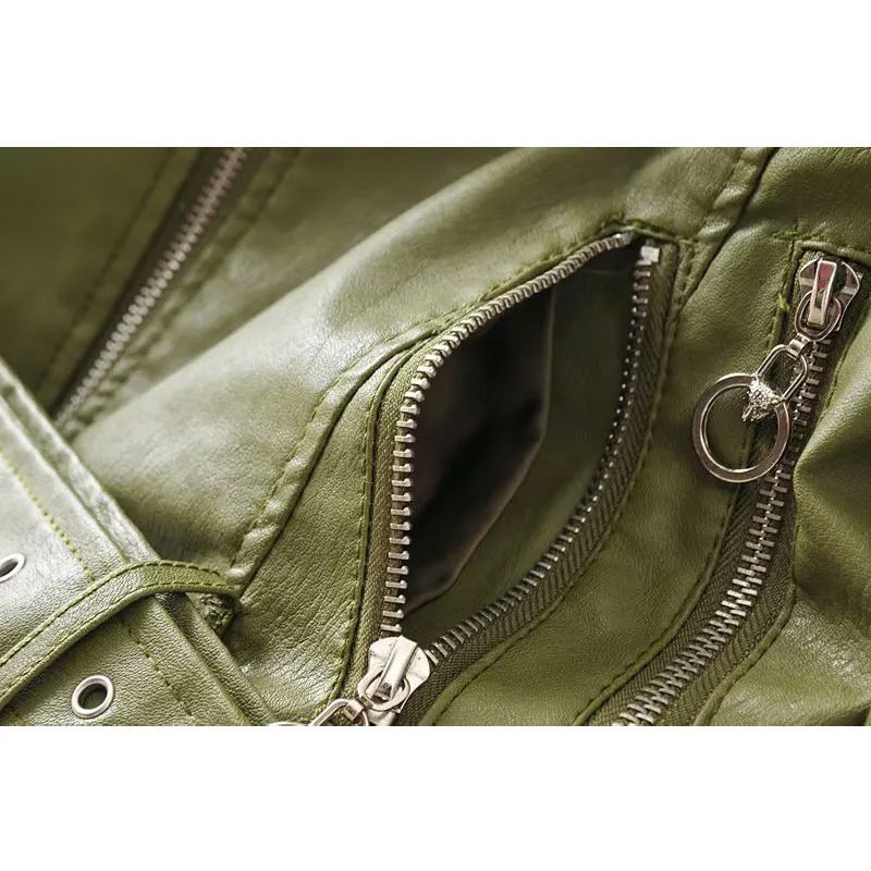 Lusumily Winter Autumn Fashion Soft Faux Leather Jackets Women Motorcycle PU Biker Coat Lady Zipper Outerwear Casual Streetwear
Lusumily Winter Autumn Fashion Soft Faux Leather Jackets Women Motorcycle PU Biker Coat Lady Zipper Outerwear Casual Streetwear